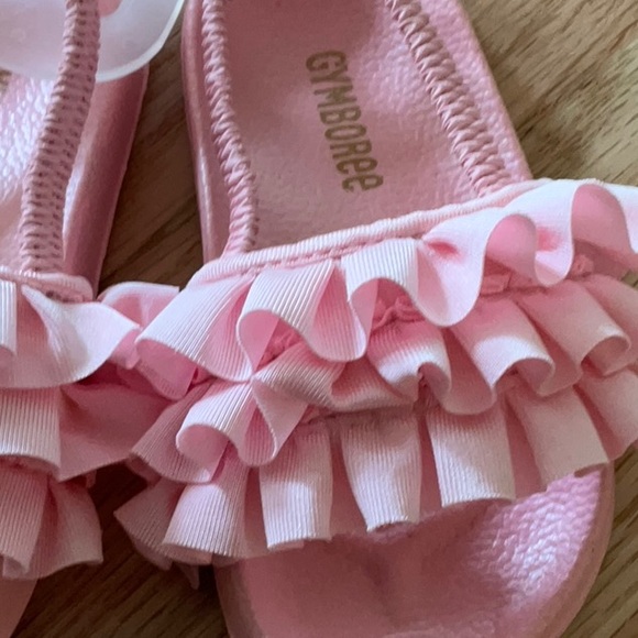 NWT Gymboree whisper Pink Slingback Sandals Size 7 Toddler Girl's - Picture 2 of 5